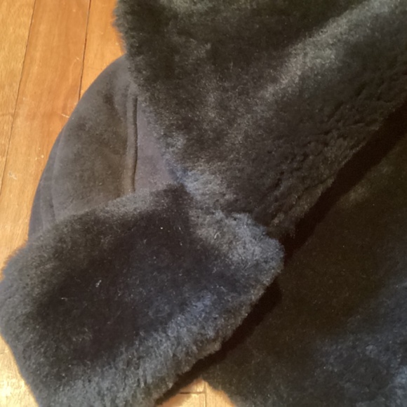 Black shearling Elmer Fudd style hat - Picture 4 of 4